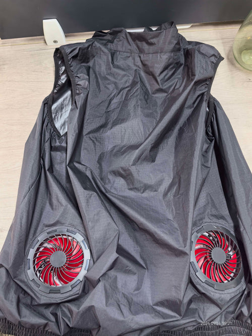McORven cooling vest with two fans positioned at the lower back